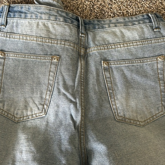 5/$25 Nasty Gal Collection two-toned high waisted jeans size 8 - Picture 10 of 10